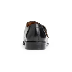 Alfeo Double Monk Strap-Black