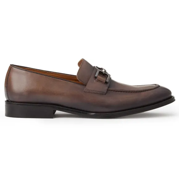 Alpha Classic Bit Leather Loafer