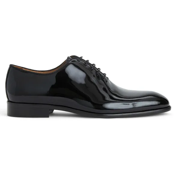 Angelo Whole Cut Oxford Black Patent