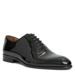 Angelo Whole Cut Oxford Black Patent