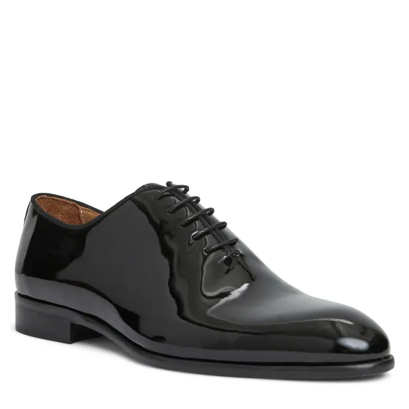 Angelo Whole Cut Oxford Black Patent