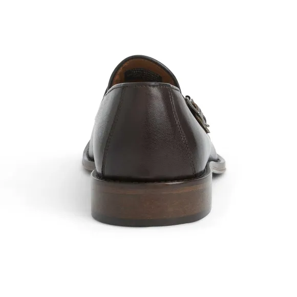 Biagio Double Monk Slip On Loafer Leather