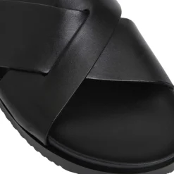 Bologna Double Strap Sandal Leather