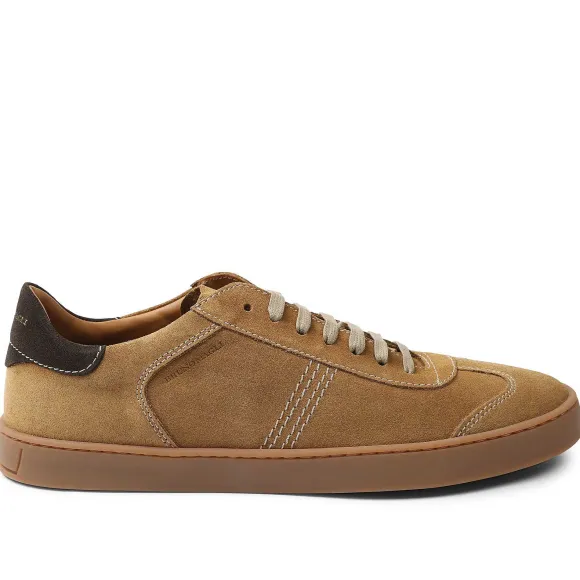Bono Suede Lace-Up Sneaker - Cognac