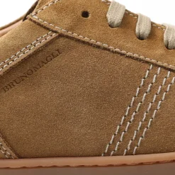 Bono Suede Lace-Up Sneaker - Cognac