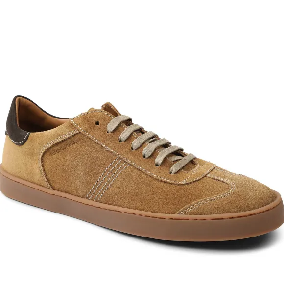 Bono Suede Lace-Up Sneaker - Cognac