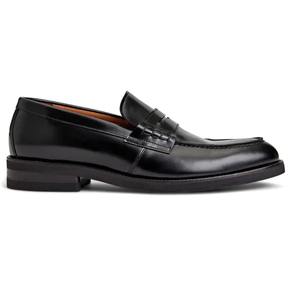 Carter Casual Men's Loafer- Black Leather