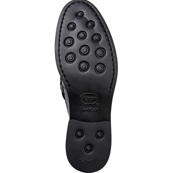 Carter Casual Men's Loafer- Black Leather