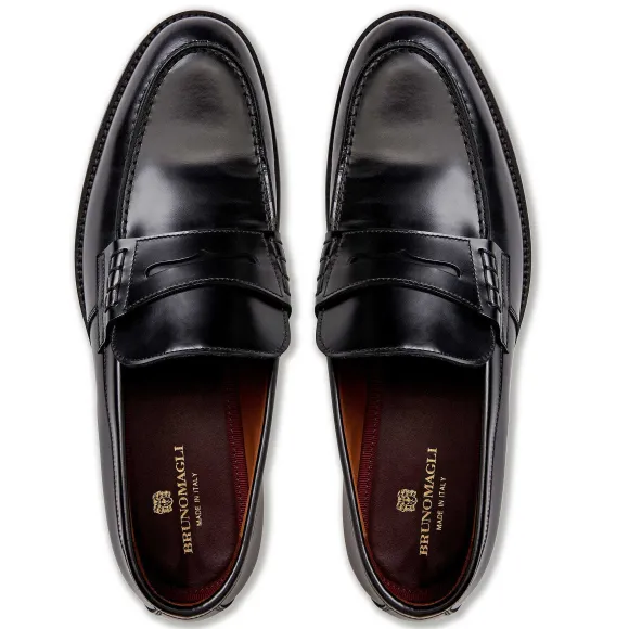 Carter Casual Men's Loafer- Black Leather