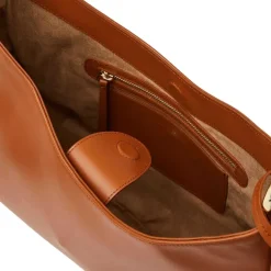 Cora Hobo Handbag Cognac Nappa Leather