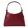 Cora Mini Hobo Wine Nappa Leather