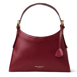 Cora Mini Hobo Wine Nappa Leather