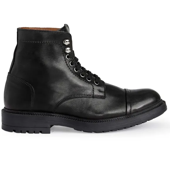Costanzo Lace-Up Boot- Black