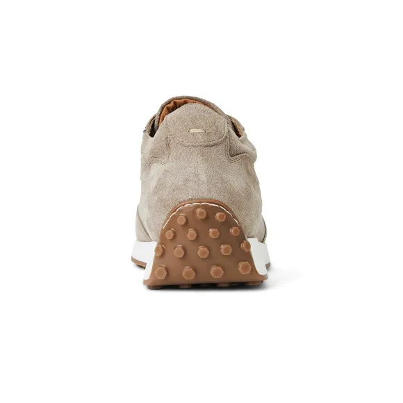 Duccio Mid Suede Jogger Sneaker-Taupe