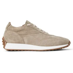Duccio Mid Suede Jogger Sneaker-Taupe