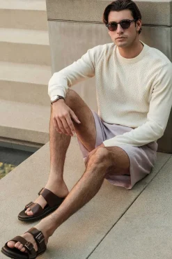Erasmo Double-Buckle Sandal