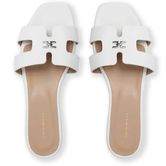 Fina Single Band Sandal White
