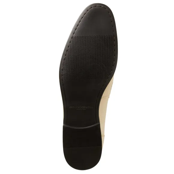 Lastra Slip-On Leather Loafer-Off White