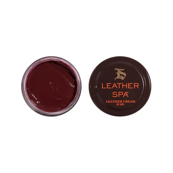 Leather Spa Leather Cream - Maroon