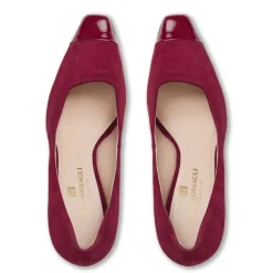 Melania Square Toe Suede Pump Suede