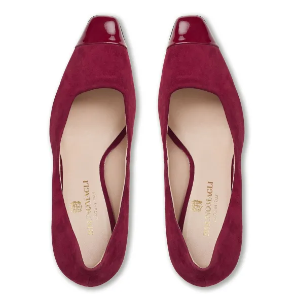 Melania Square Toe Suede Pump Suede