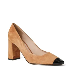Melania Square Toe Suede Pump Suede