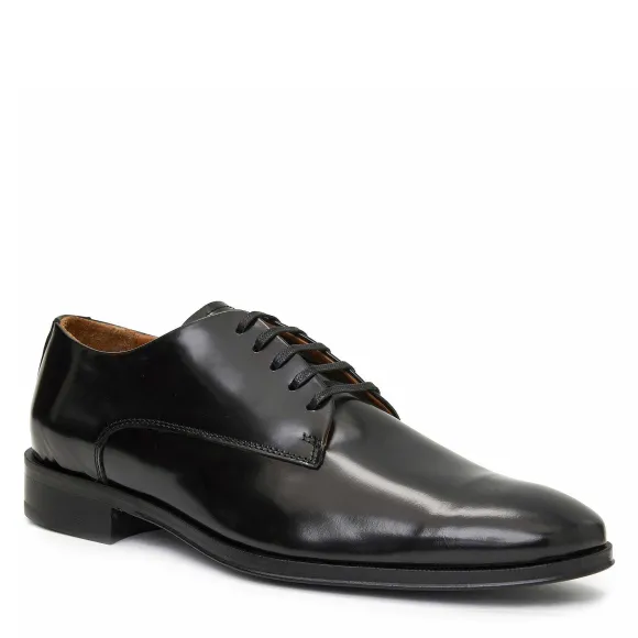 Metti Oxford Black Leather