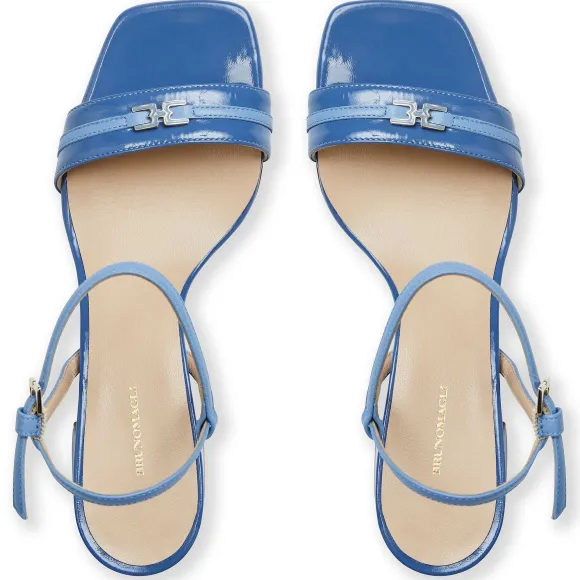 Phoebe Sandal Blue Patent