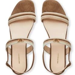 Portia Sandal Brown/Natural Suede