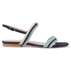 Portia Sandal Navy/Blue/Sand Suede