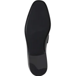 Saffo Slip On Black Bit Loafer Black Leather