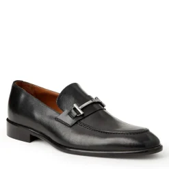 Sante Double Gore Classic Bit Leather Loafer-Black