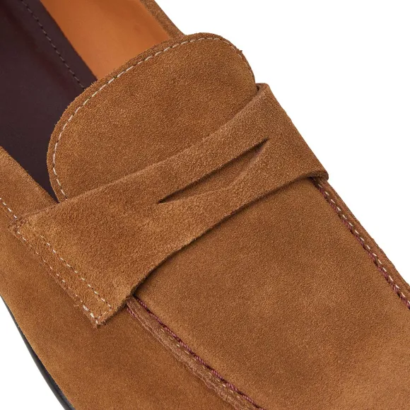Silas Suede Loafer - Cognac
