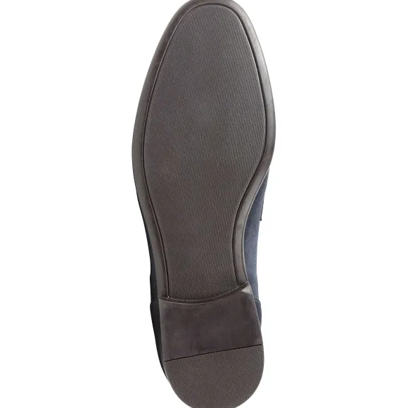 Silas Suede Loafer - Navy