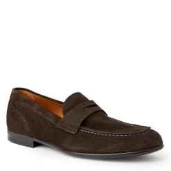 Silas Suede Loafer-Dark Brown