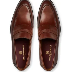 Silvestro Embosssed Loafer Leather