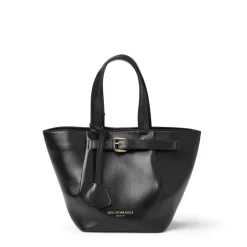 Tessa Mini Tote Black Calf