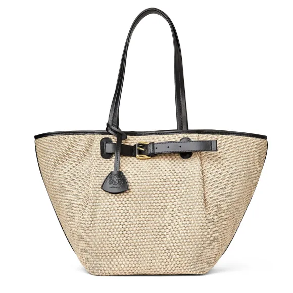 Tessa Raffia Palm Tote