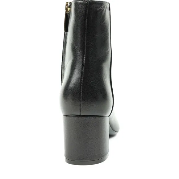 Vinny Leather Ankle Boot - Black