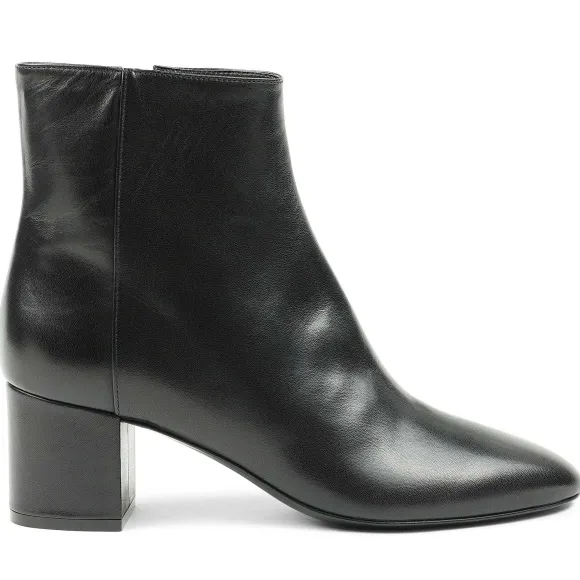 Vinny Leather Ankle Boot - Black