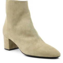 Vinny Suede Ankle Boot - Almond