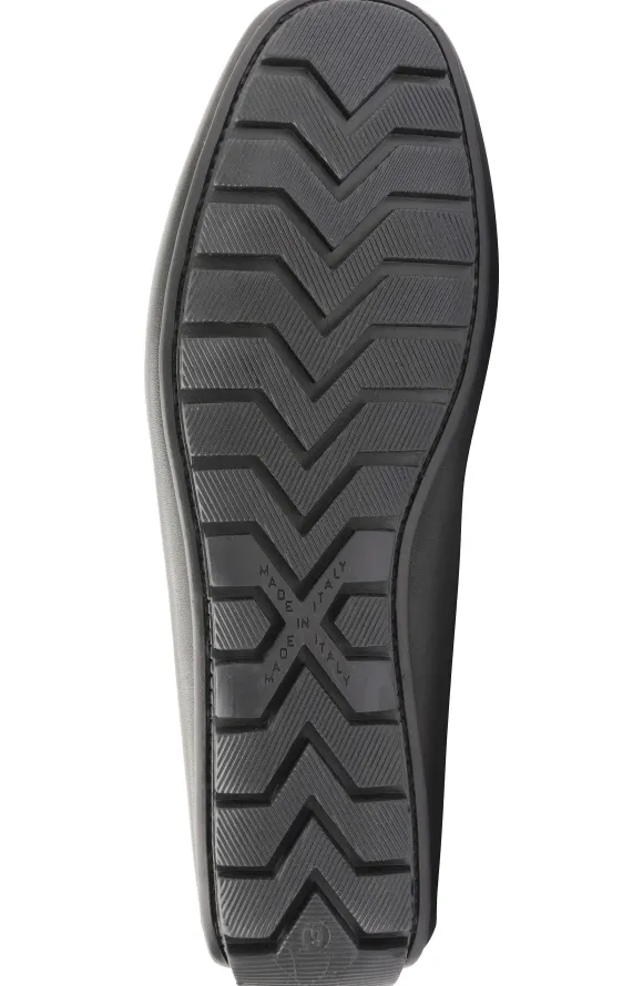 Xander Leather Driving Moccasin - Black