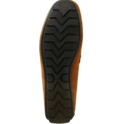 Xane Casual Suede Slip-On Driving Moccasin-Cognac